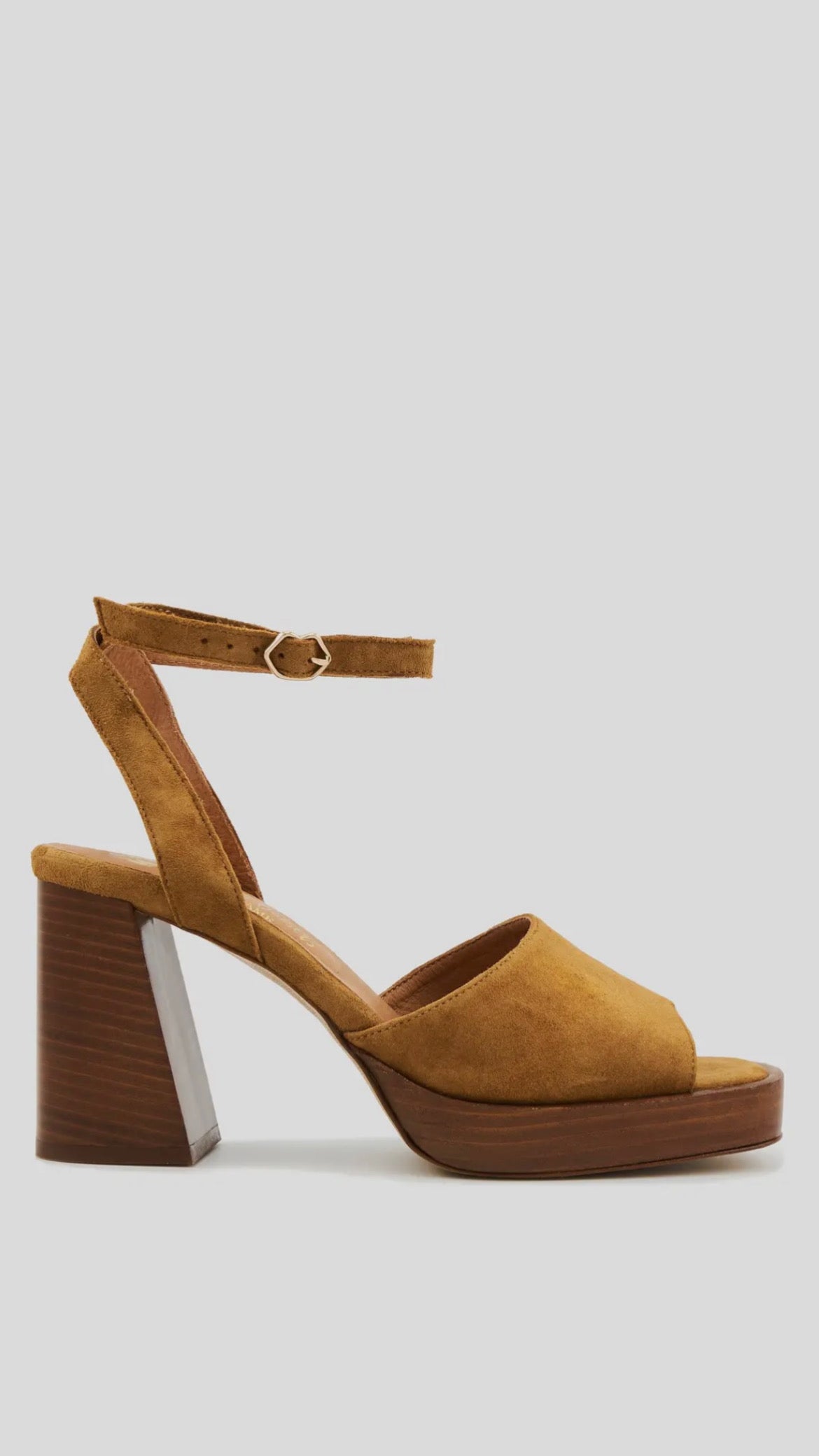 Sandale suede camel