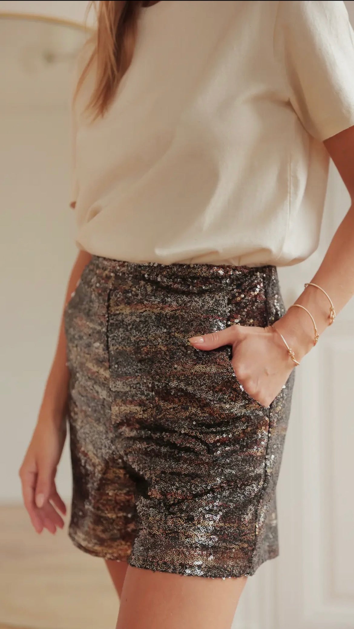 Short en sequin Jane